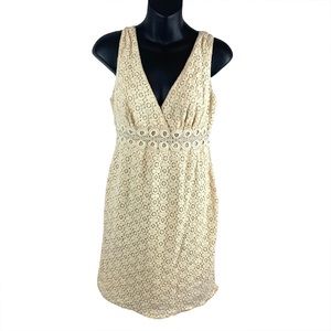 Max Studio Empire Waist lace boho dress , Junior M